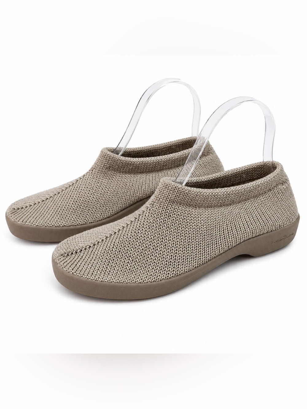 Arcopedico Women’s EU 40 US 9 Beige Knit Slip On Comfort Walking Shoes NWOT